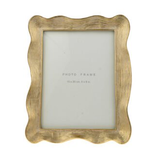 Χρυσή Κορνίζα Πολυρεζίν 15x20 εκ.