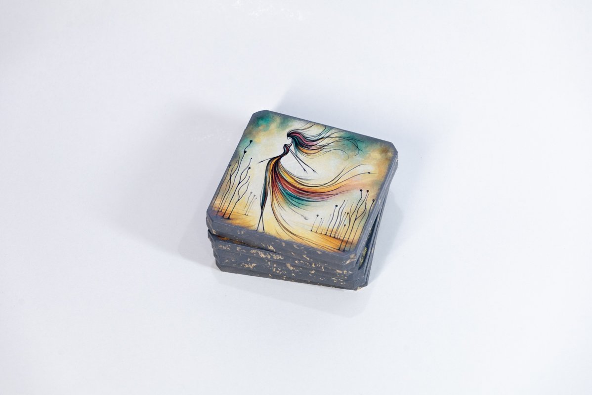 Χειροποίητα Σουβέρ "κοπέλες" - Image 2