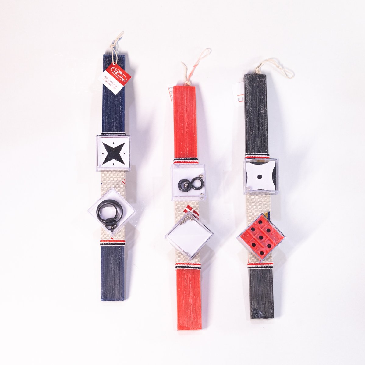 Λαμπάδα Κόκκινη "Γρίφος" - Image 2