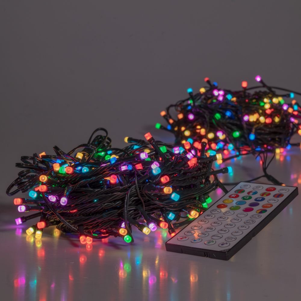 Λαμπάκια LED 200 χρωματιστά με controller εναλλαγής - Image 2